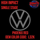 Tamco Paint Volkswagen Phoenix Red  Code L32K OEM High Impact Series Single Stage