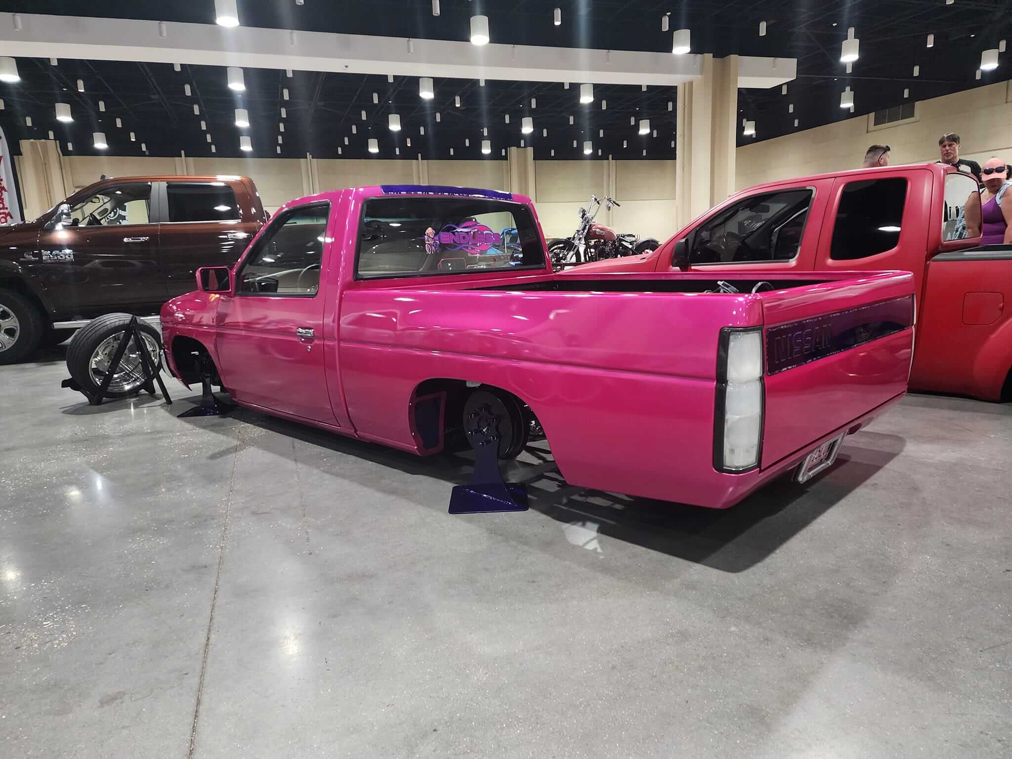 Tamco Paint Piss Off Pink in Nissan D21 Hardbody