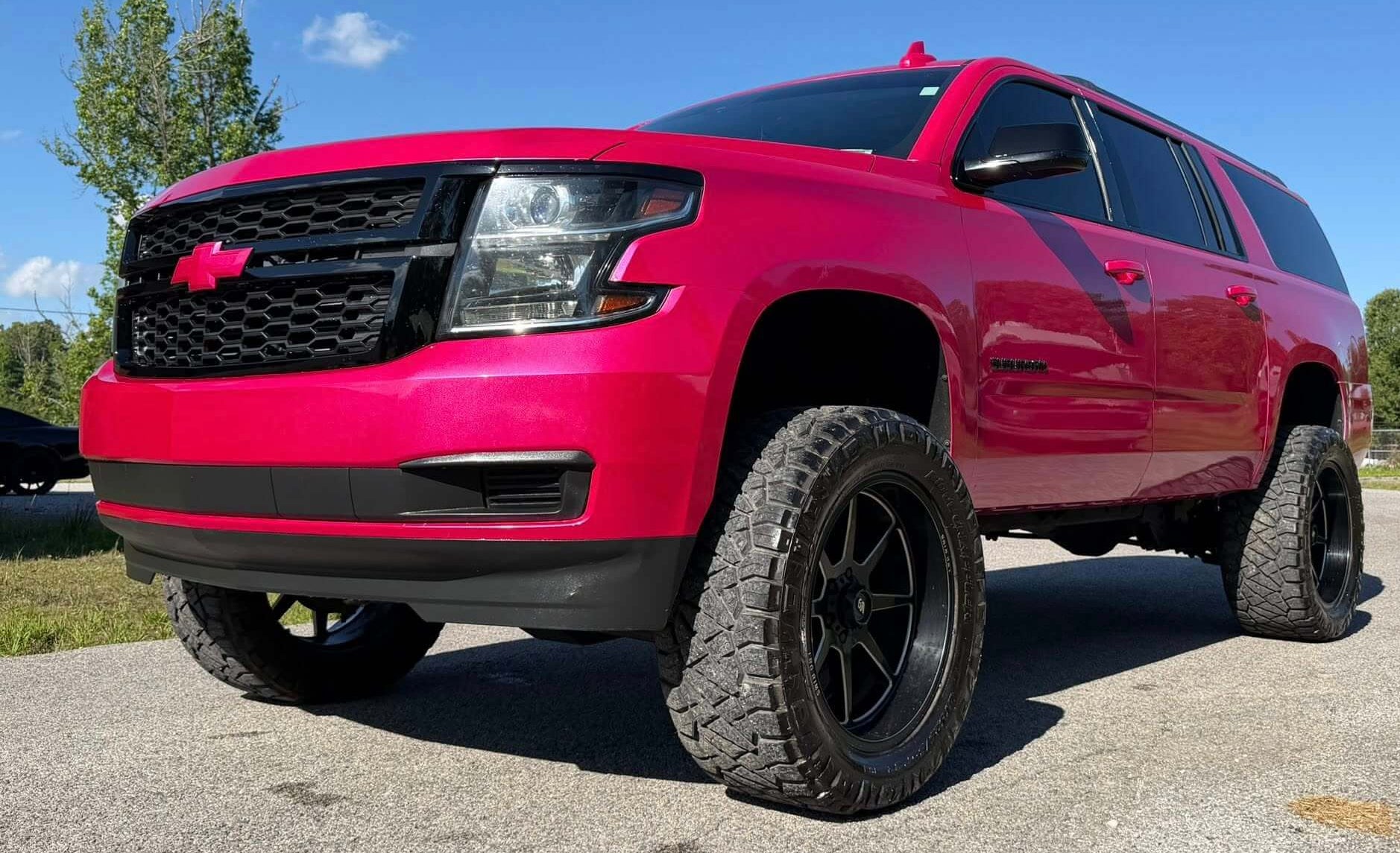 Tamco Paint Piss Off Pink in 2019 Chevy Suburban