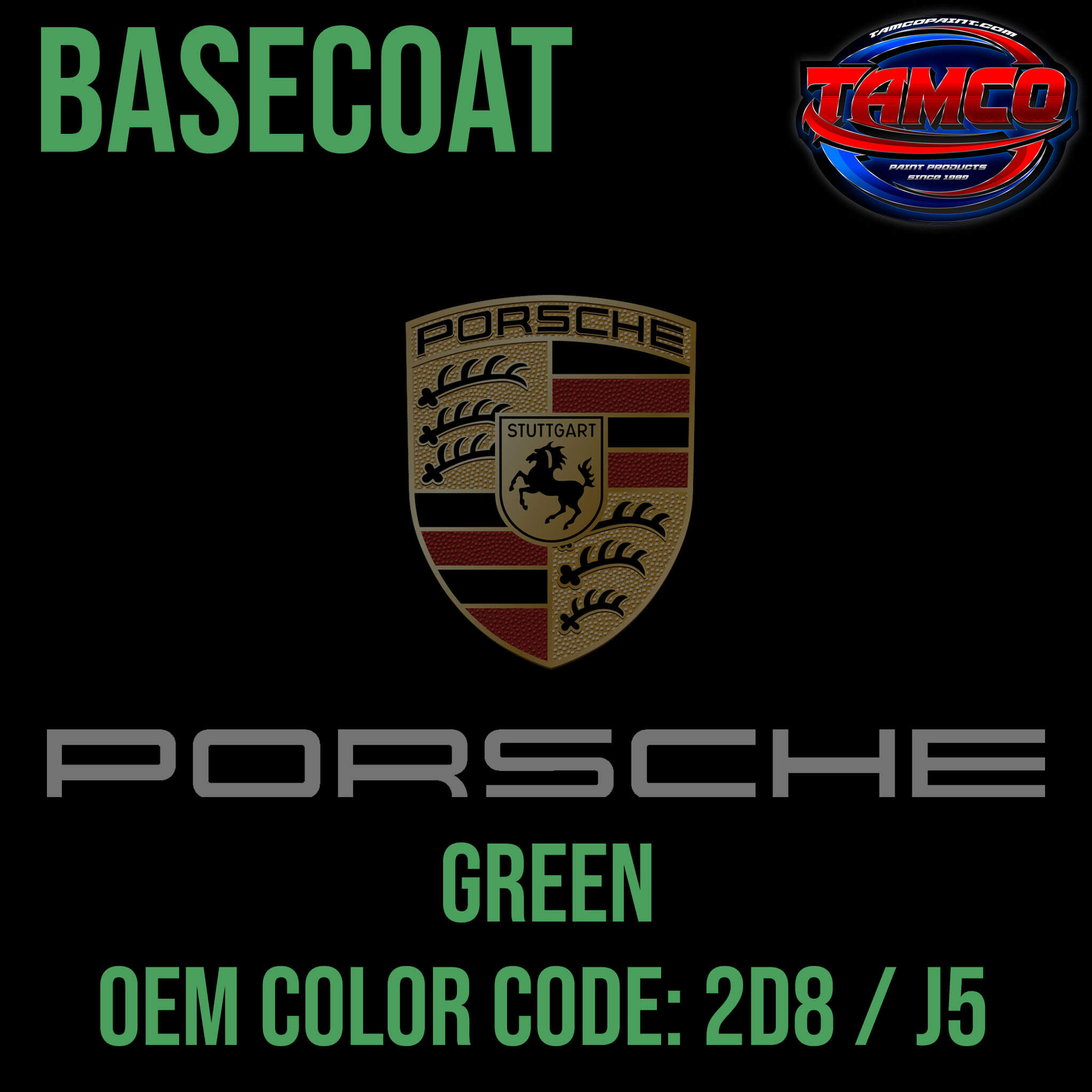 Porsche Green Basecoat
