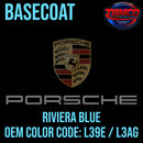 TAMCO PAINT PORSCHE RIVIERA BLUE CODE L39E / L3AG OEM BASECOAT
