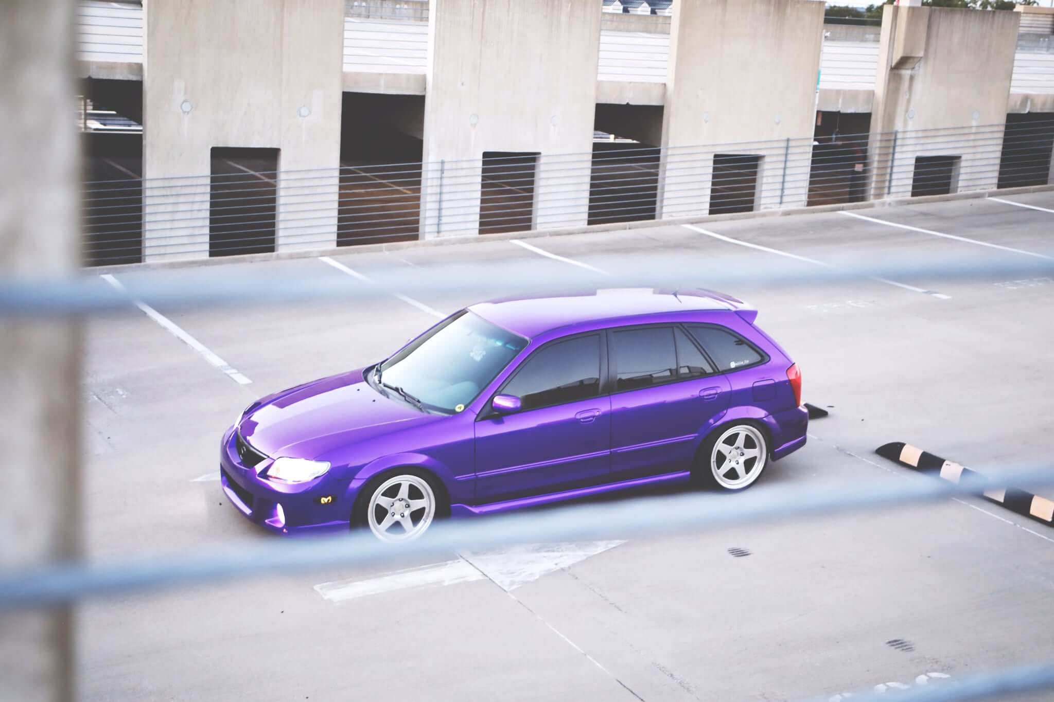 Tamco Paint Purple Pop Pearl in Mazda Protegé