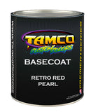 Tamco Paint Retro Red Pearl Custom Color Basecoat