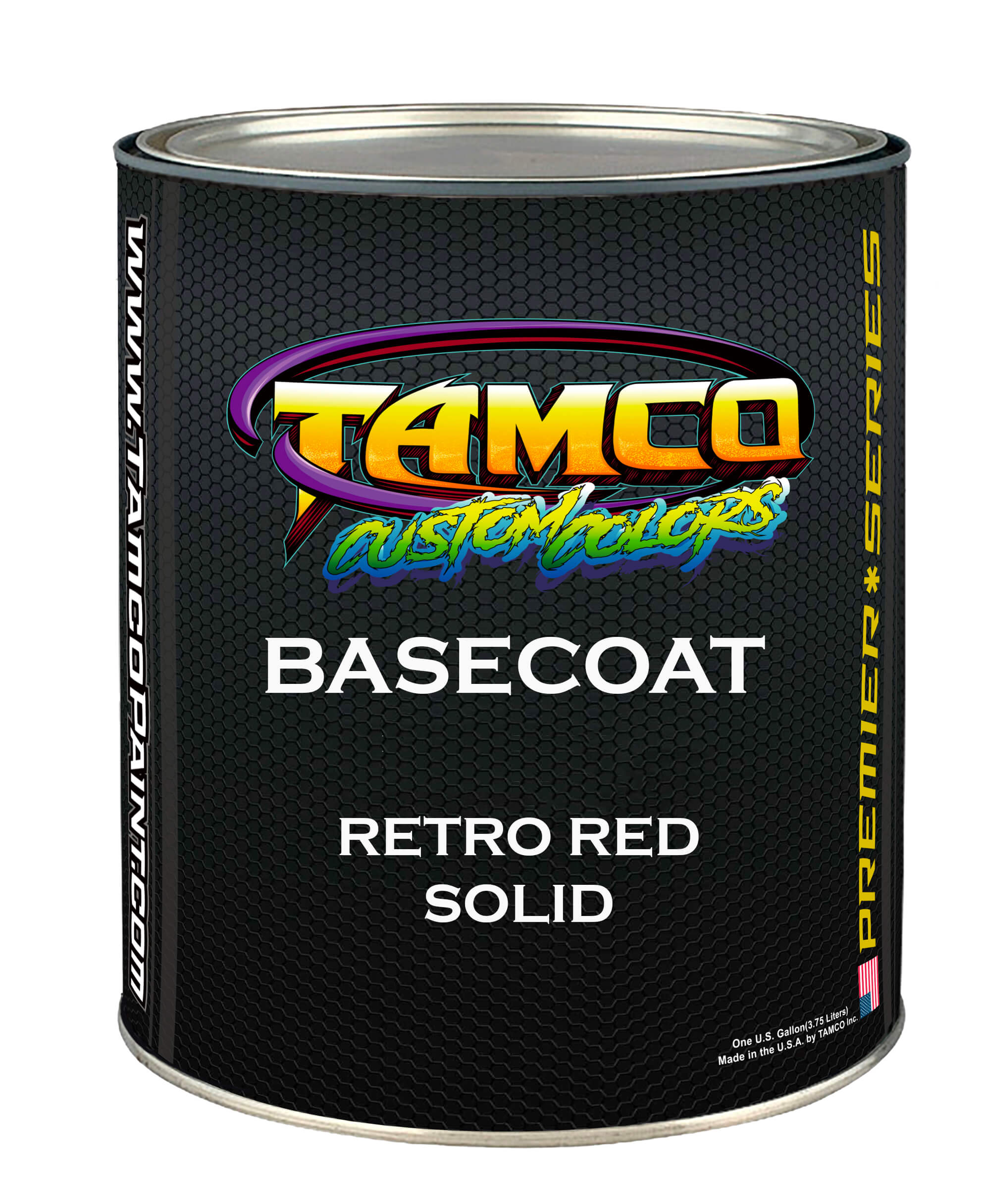 Tamco Paint Retro Red Solid Custom Color Basecoat