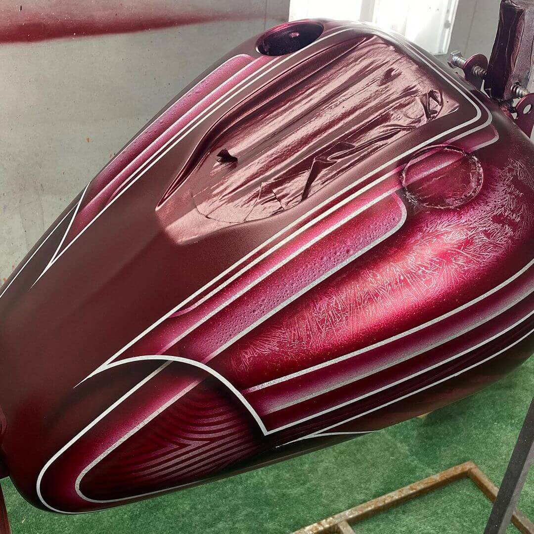 Sangria Motorcycle Tank