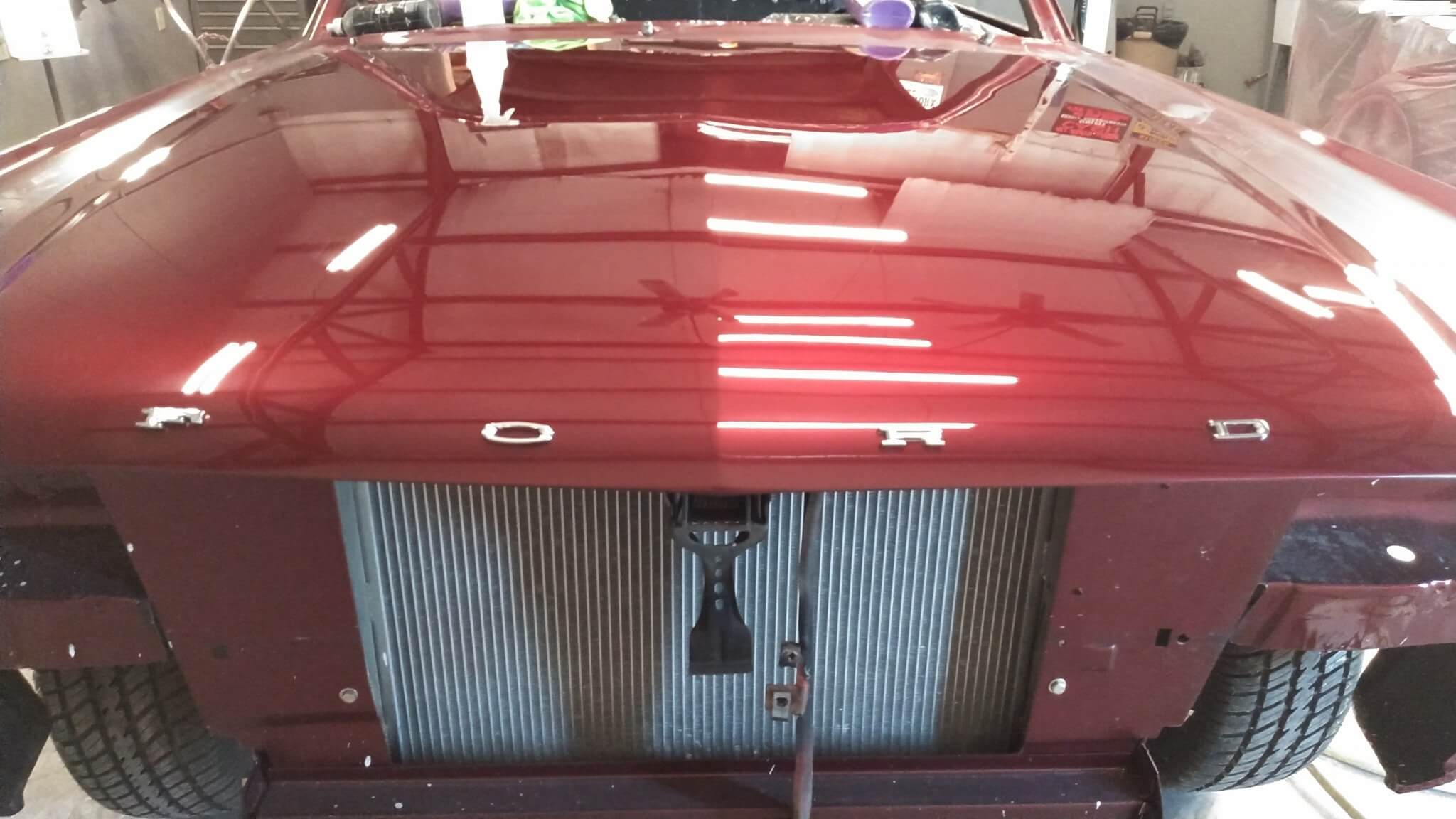 Tamco Paint Sangria on Ford Mustang