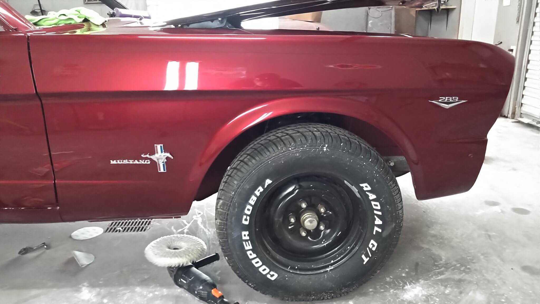 Tamco Paint Sangria on Ford Mustang