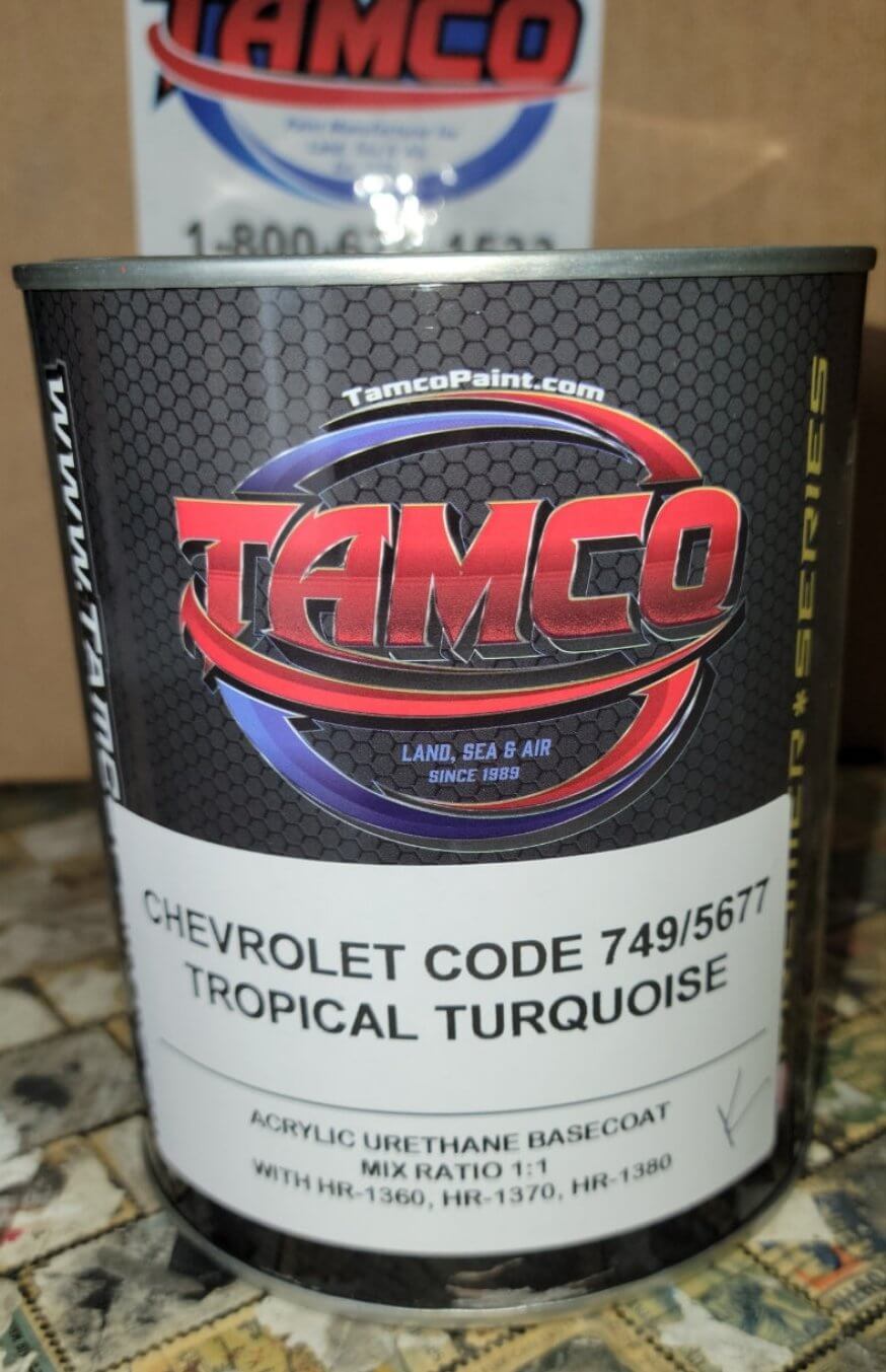 tropical turquoise basecoat