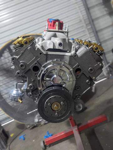 Tamco Paint Secret Silver Amerflint II Single Stage on Block Engine