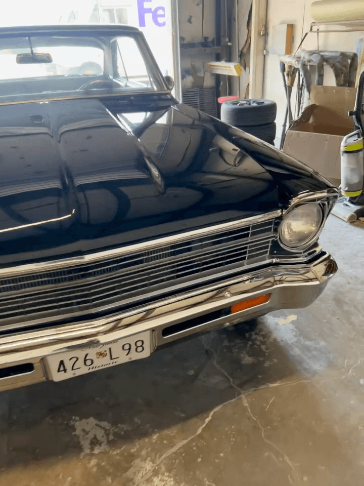 Tamco Paint Sinister Triple Reboot Blue on 1967 Chevrolet Nova