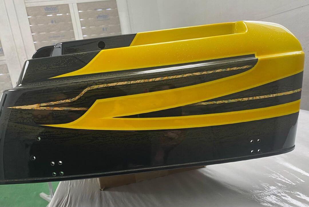 Tamco Paints Motorcycle Parts Sunsation Yellow