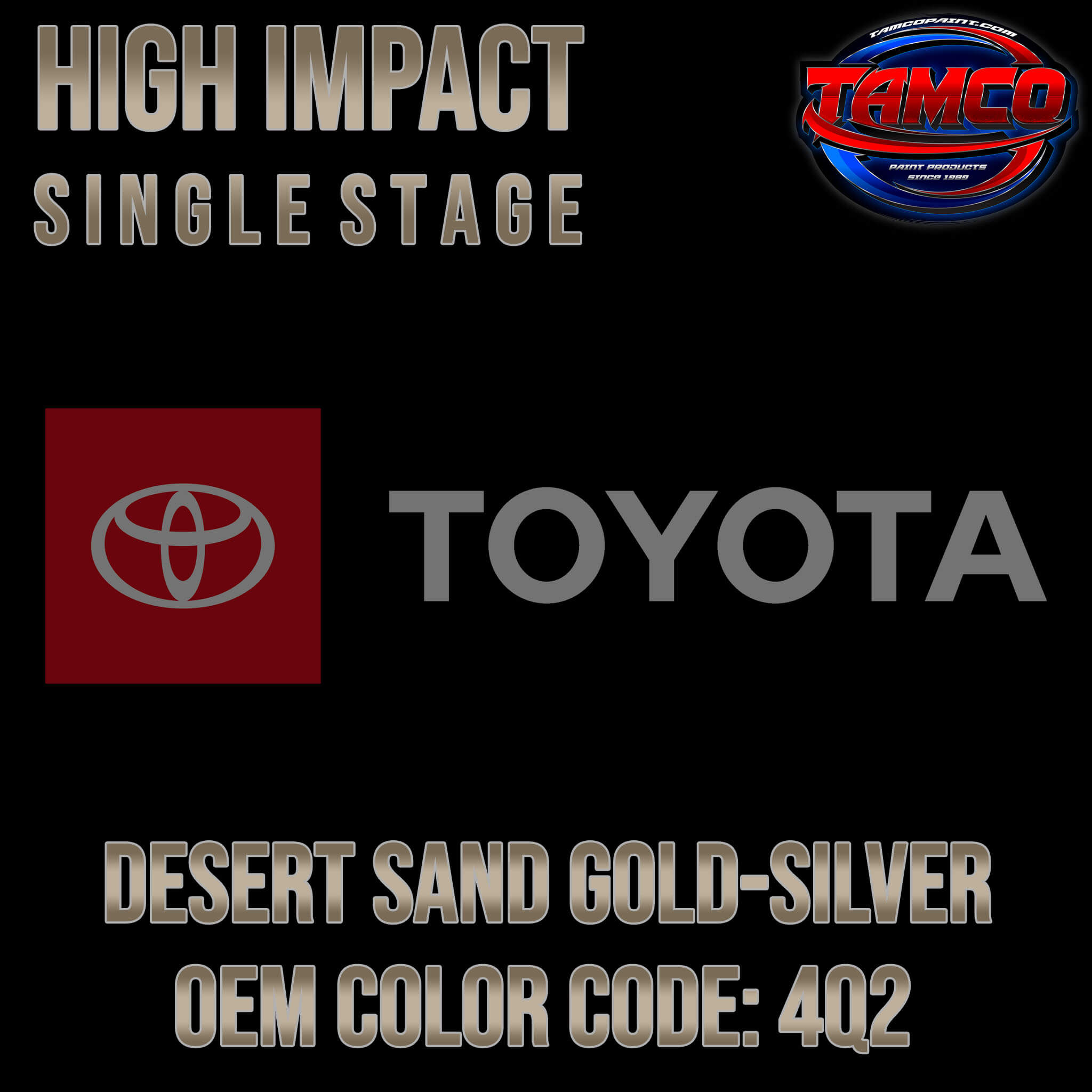 Toyota Desert Sand Gold Silver