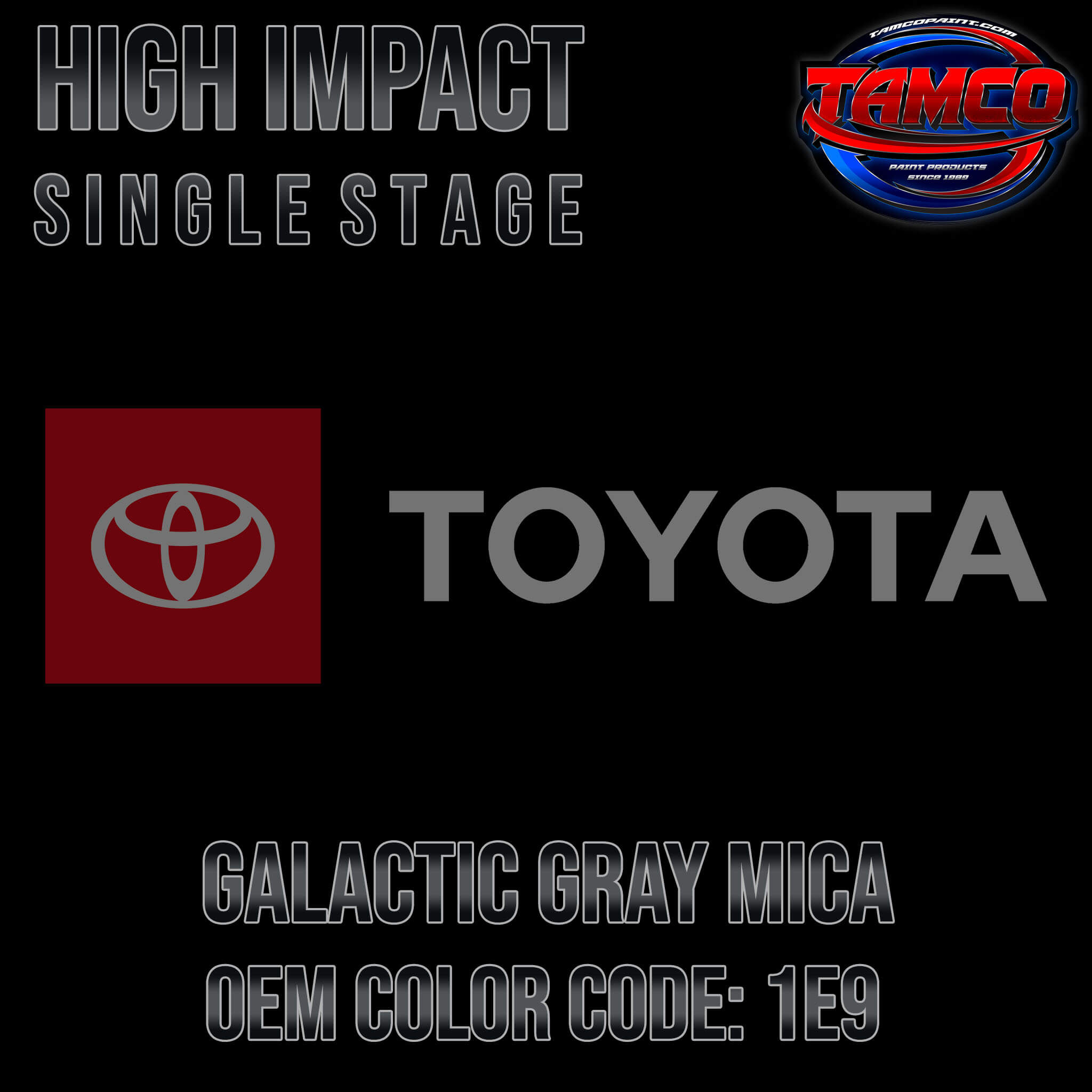 Toyota Galactic Gray Mica | 1E9 | 2003-2009 | OEM High Impact Single S