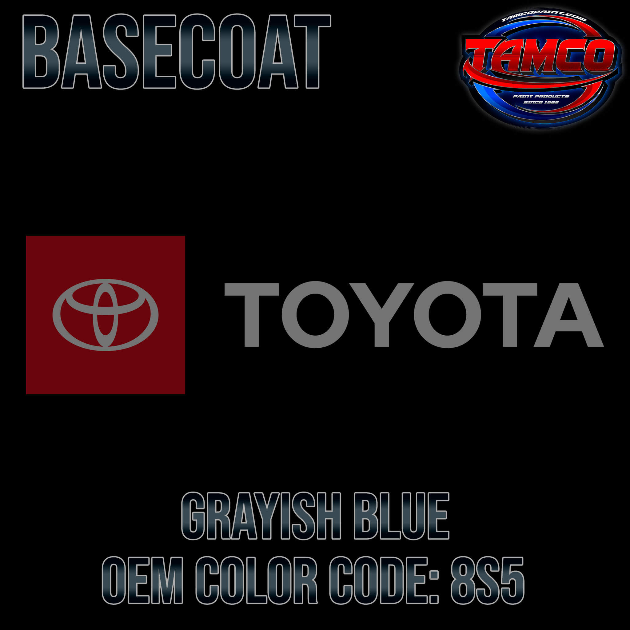 Toyota Grayish Blue OEM Basecoat