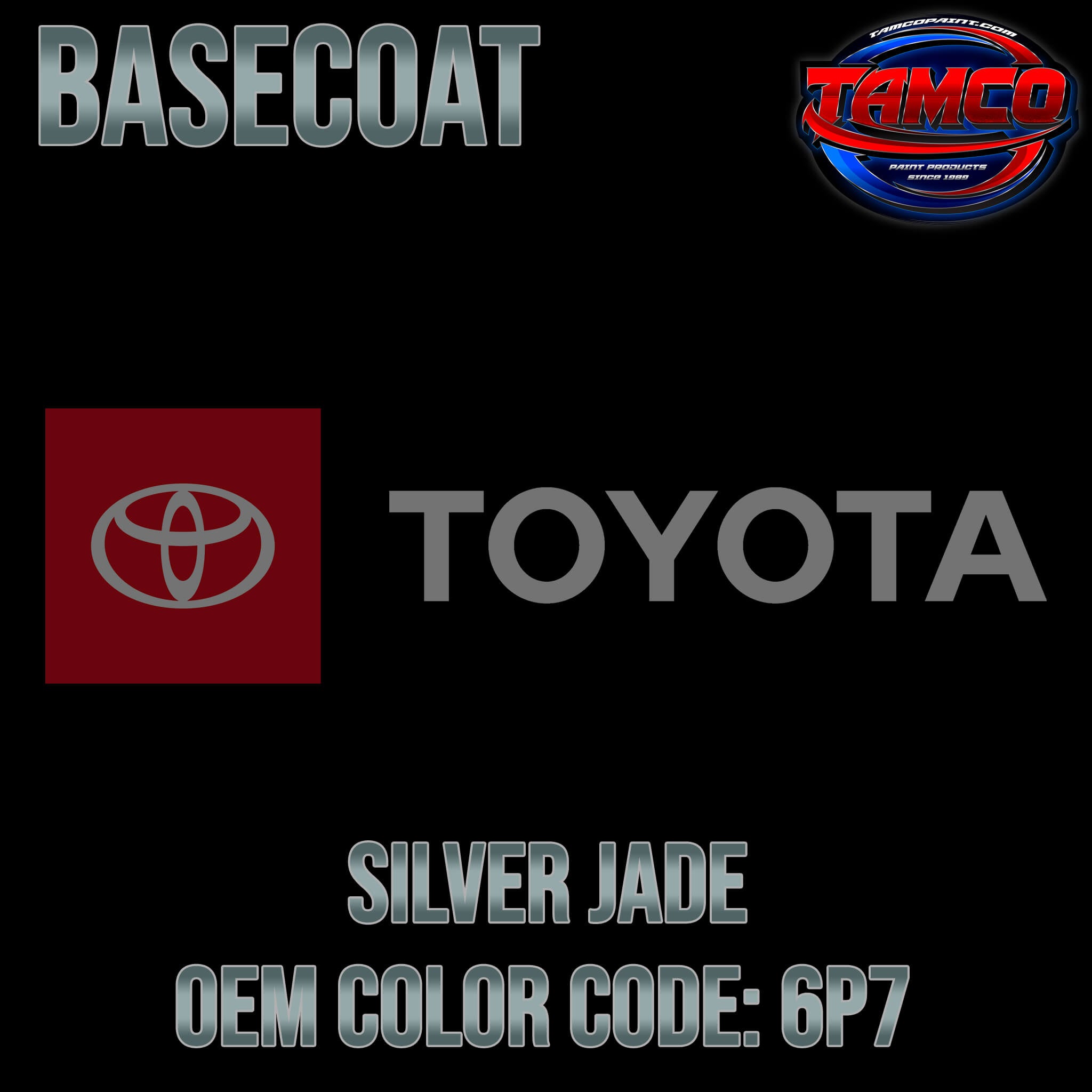 TOYOTA SILVER JADE OEM BASECOAT