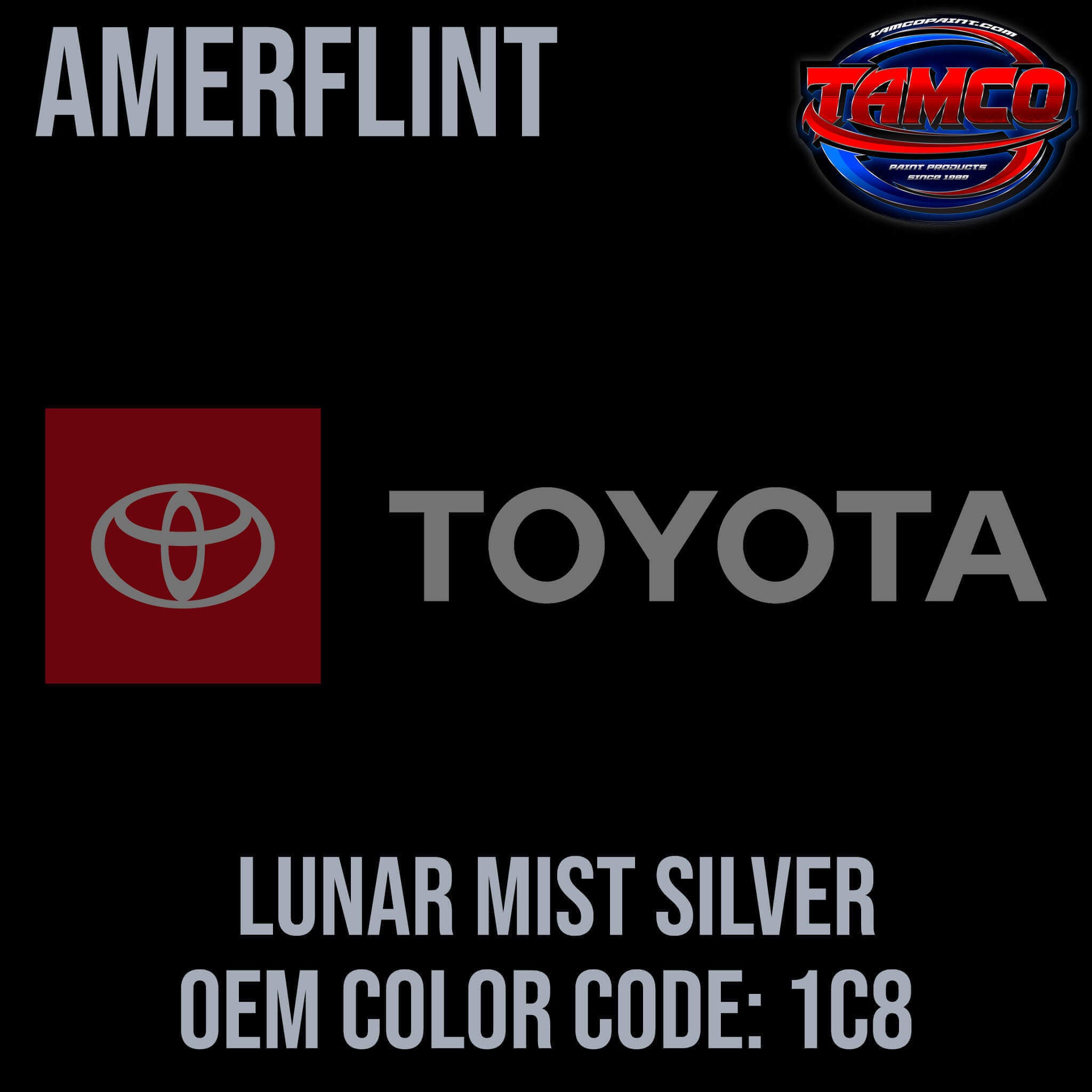 Toyota Lunar Mist Silver OEM Amerflint II Series Single Stage