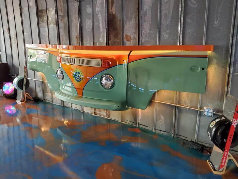 Tamco Paint Volkswagen Birch Green on VW Floating Bar