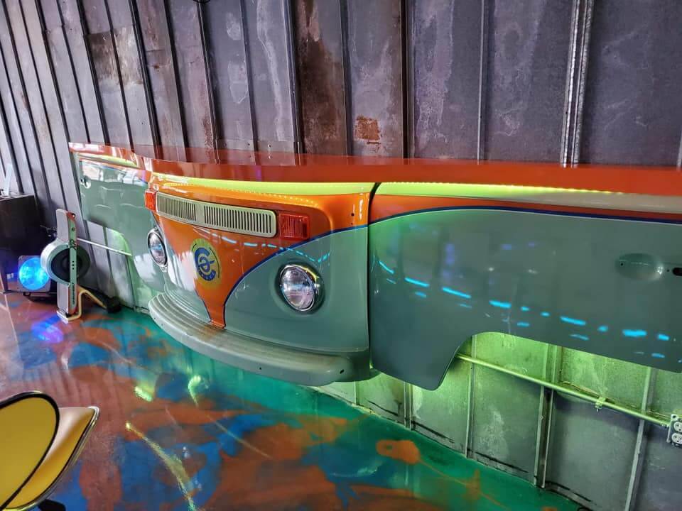 Tamco Paint Volkswagen Birch Green on VW Floating Bar