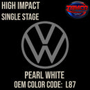 Tamco Paint Volkswagen Pearl White Code L87 High Impact Single Stage