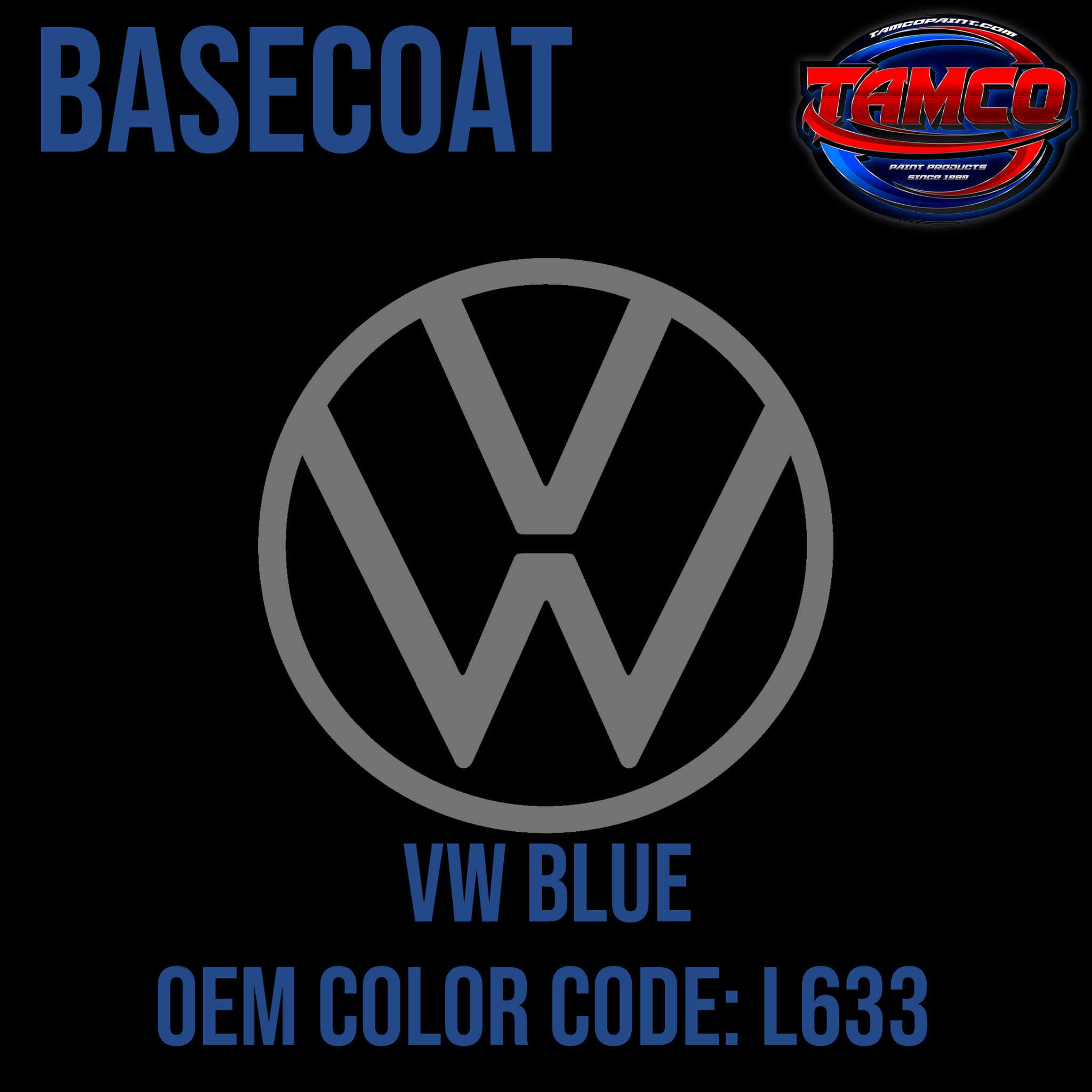 VW Blue OEM Basecoat
