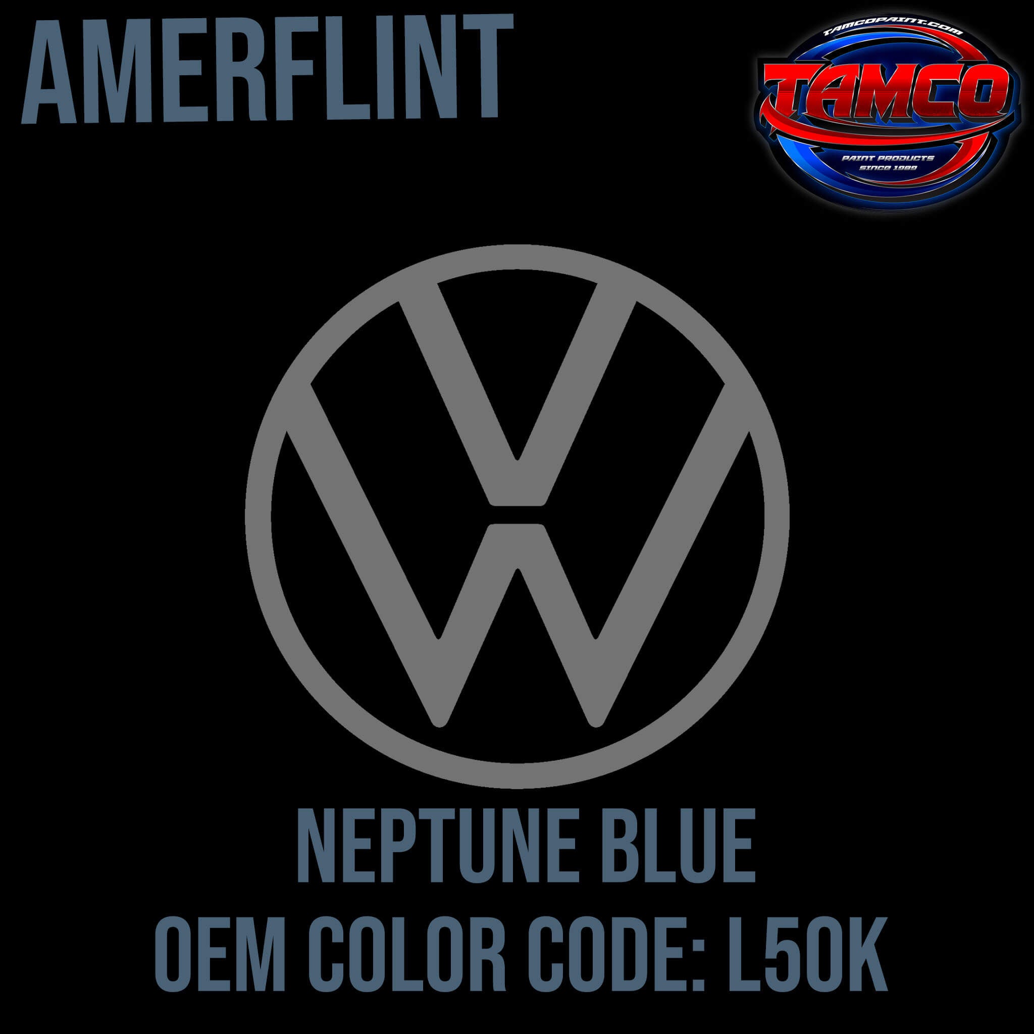 Tamco Paint Neptune Blue Code L50K / J6 OEM Amerflint
