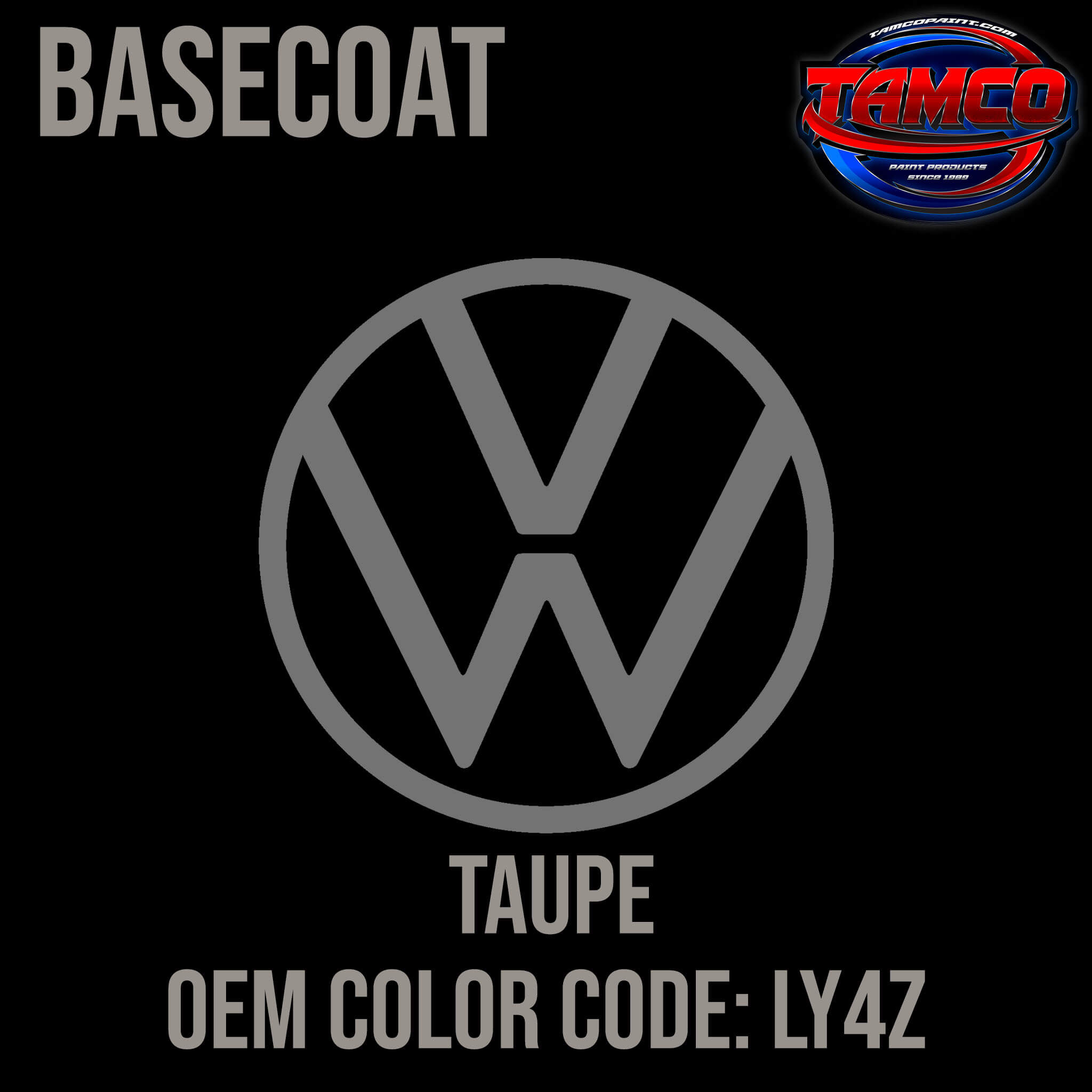 Tamco Paint Volkswagen Taupe Code LY4Z / Q3 OEM Basecoat