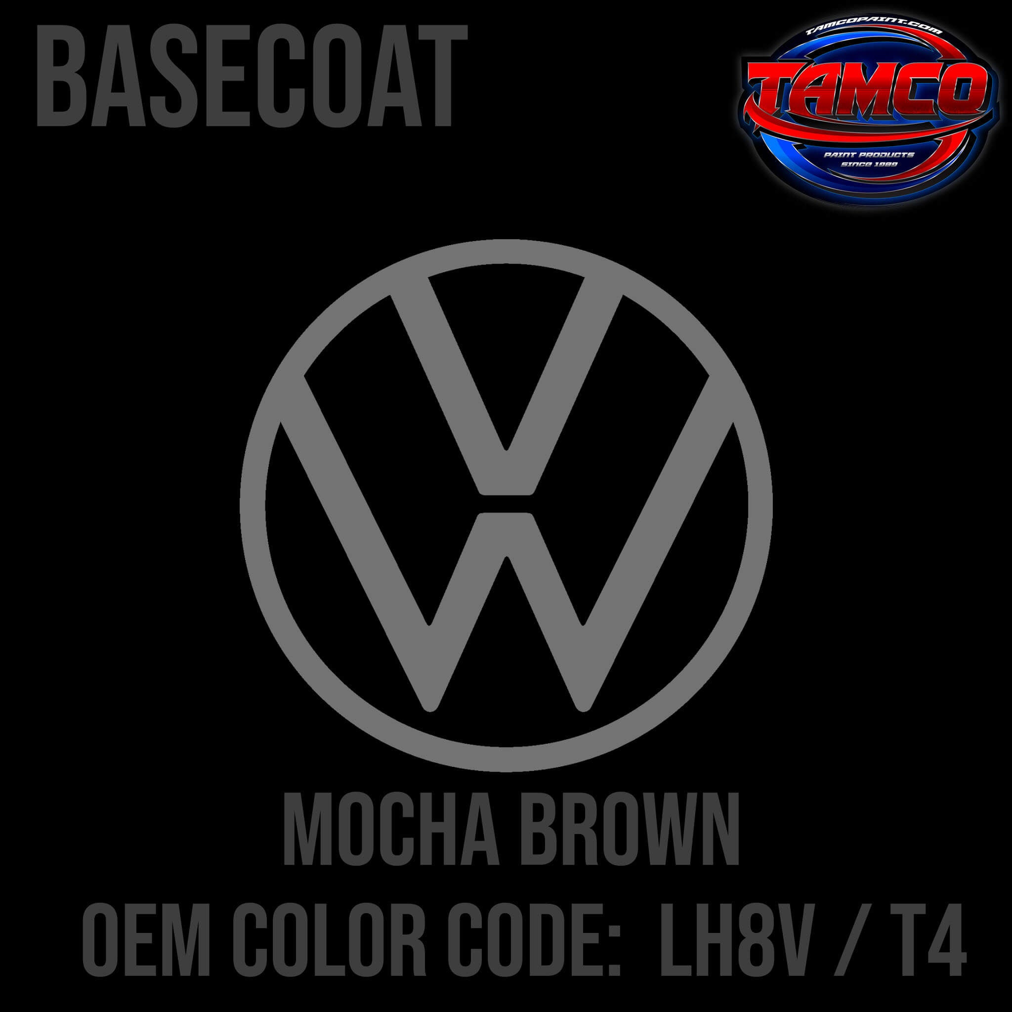 Volkswagen Mocha Brown Code LH8V / T4 OEM Basecoat
