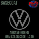 Tamco Paint Volkswagen Agave Green Code L240 OEM Basecoat