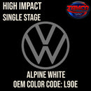Tamco Paint Volkswagen Alpine White Code L90E OEM High Impact Single Stage