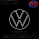 Tamco Paint Volkswagen Satin Black Code LY9Y / Q1 OEM Basecoat