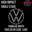 Tamco Paint Volkswagen Cumulus White Code L680 OEM High Impact Series Single Stage