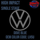 Tamco Paint Volkswagen Dove Blue Code LH5U / X2 OEM High Impact Single Stage