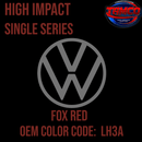 Tamco Paint Volkswagen Fox Red Code LH3A OEM High Impact Series Single Stage
