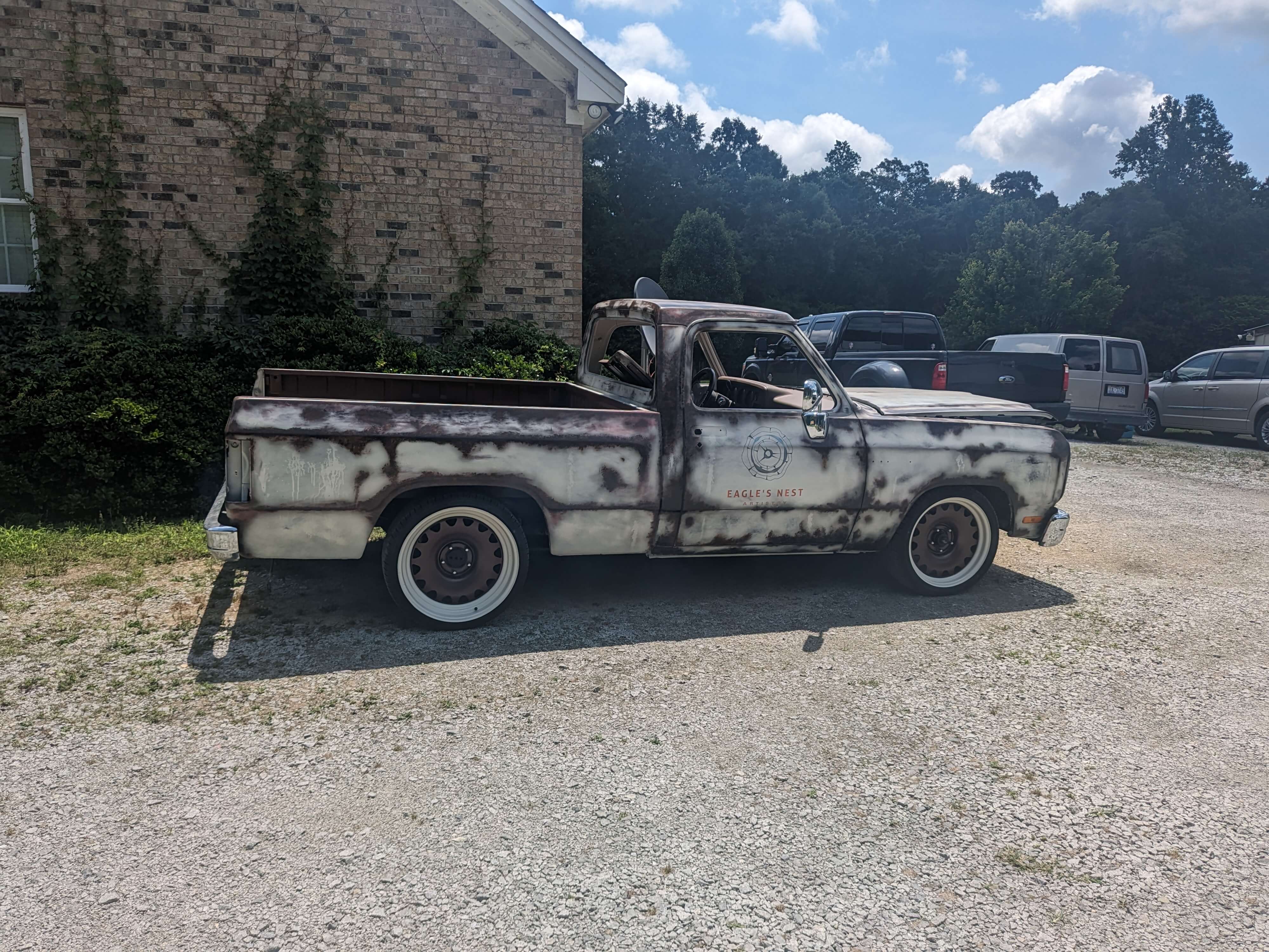 Tamco Paint Volkswagen Harvest Moon Beige on Dodge Ram