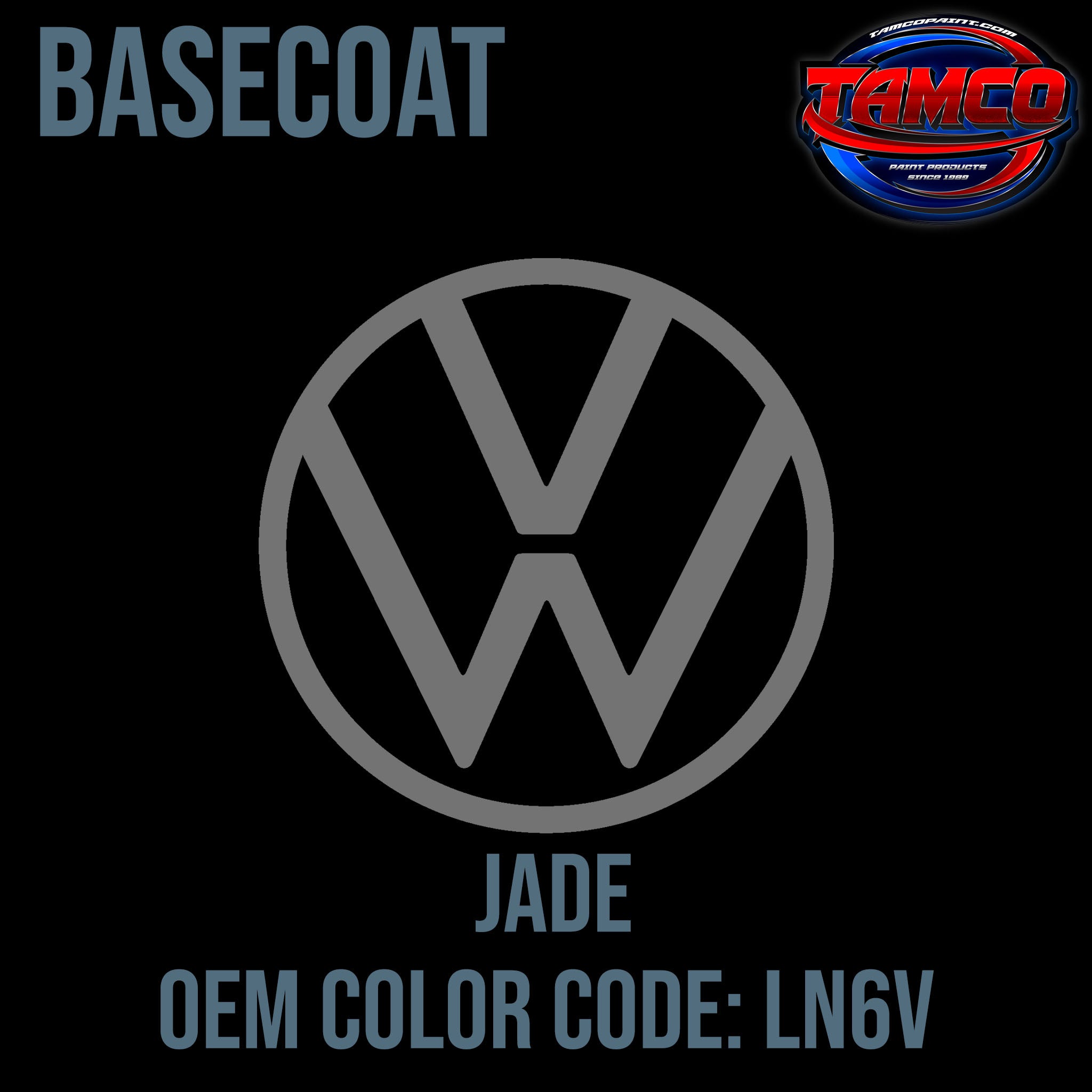 Tamco Paint Volkswagen Jade LN6V OEM Basecoat