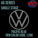 Tamco Paint Volkswagen Pacific Blue Code L398 OEM AG Series Single Stage