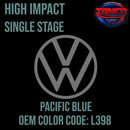 Tamco Paint Volkswagen Pacific Blue Code L398 OEM High Impact Series Single Stage