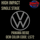 Tamco Paint Volkswagen Panama Beige Code L572 OEM High Impact Series Single Stage