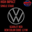 Tamco Paint Volkswagen Scarlet Red Code L31M OEM High Impact Series Single Stage