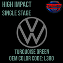 Tamco Paint Volkswagen Turquoise Green Code L380 OEM High Impact Series Single Stage