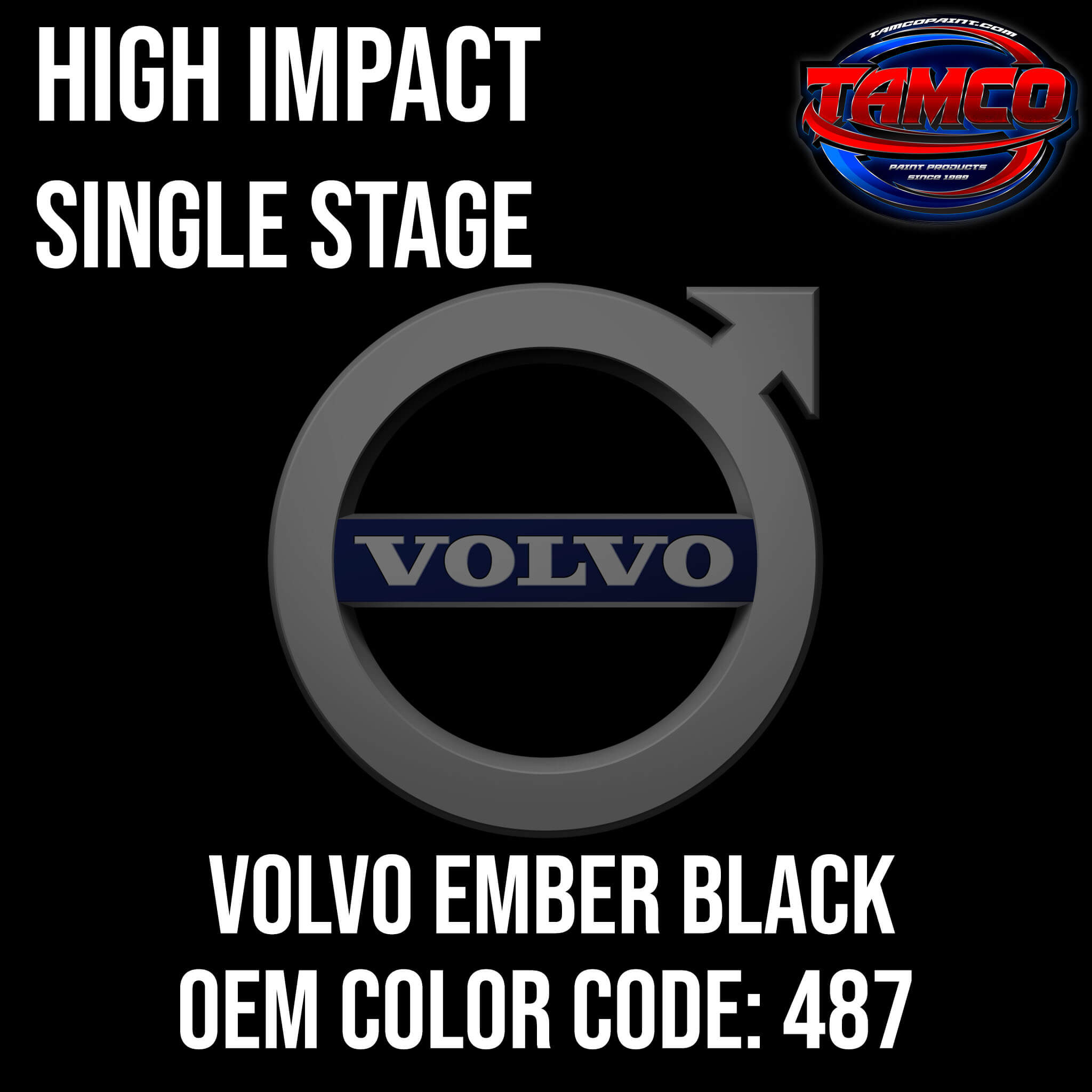 Volvo Ember Black OEM High Impact Single Stage