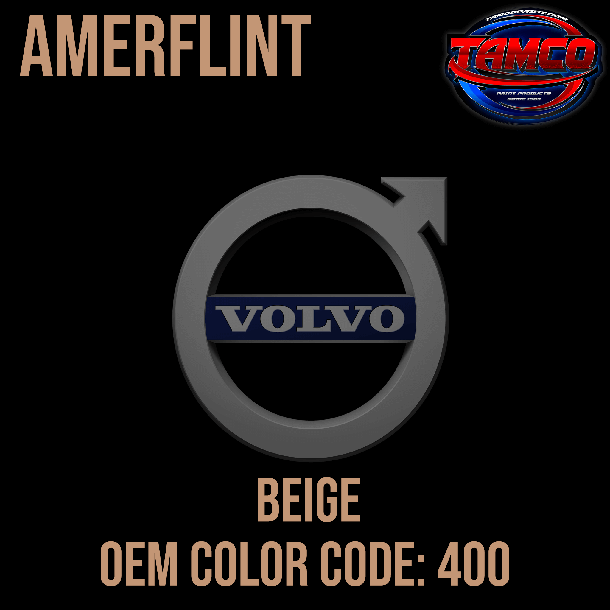 Volvo Beige OEM Amerflint II Series Single Stage