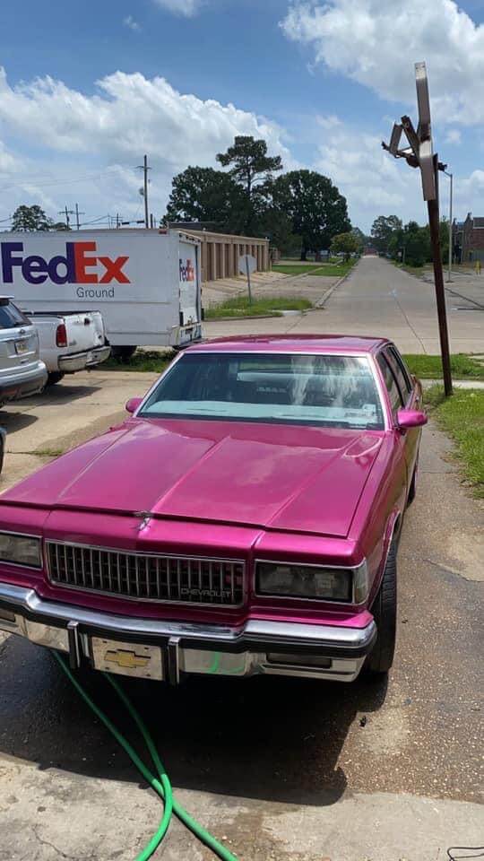 Tamco Paint You Cant Sit With Us Pink on 1973 Chevrolet Caprice