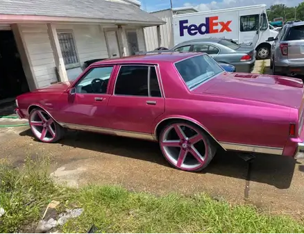 Tamco Paint You Cant Sit With Us Pink on 1973 Chevrolet Caprice