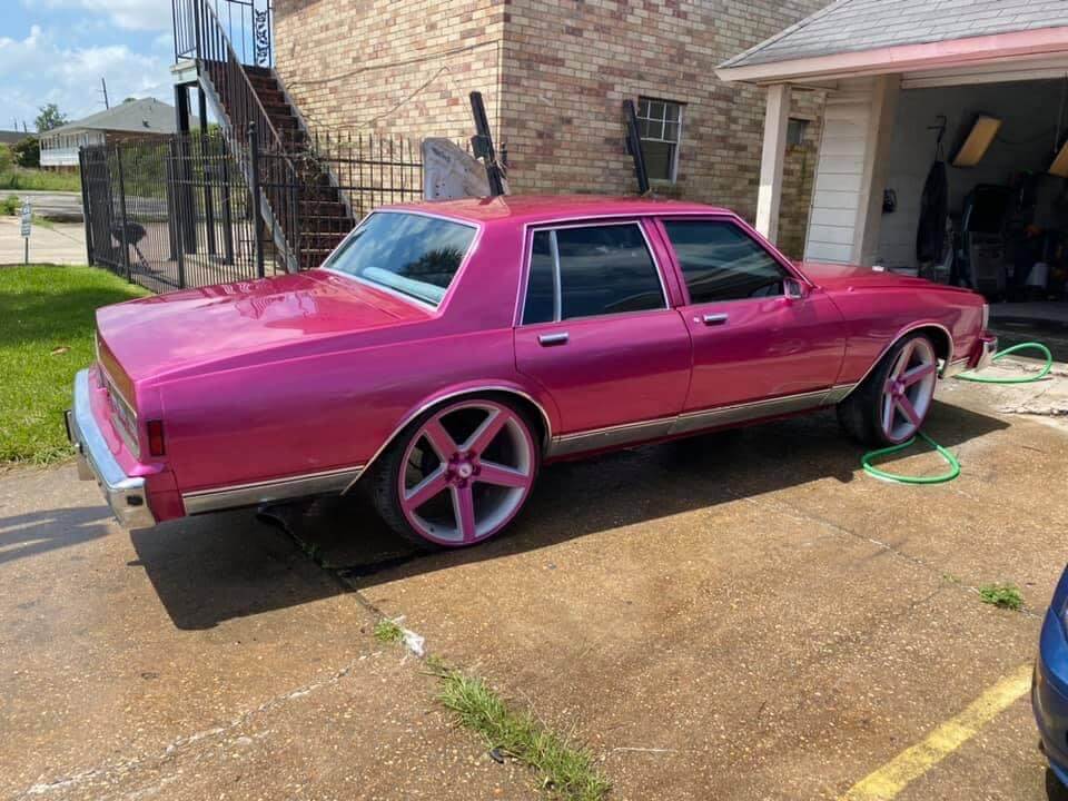 Tamco Paint You Cant Sit With Us Pink on 1973 Chevrolet Caprice