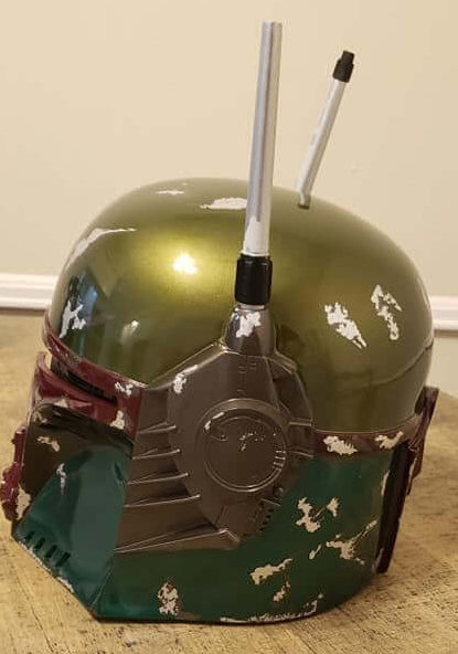Tamco Paint Yuengling Green on Boba Fett Helmet