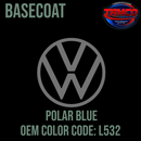 Tamco Paint Volkswagen Polar Blue Code L532 OEM Basecoat