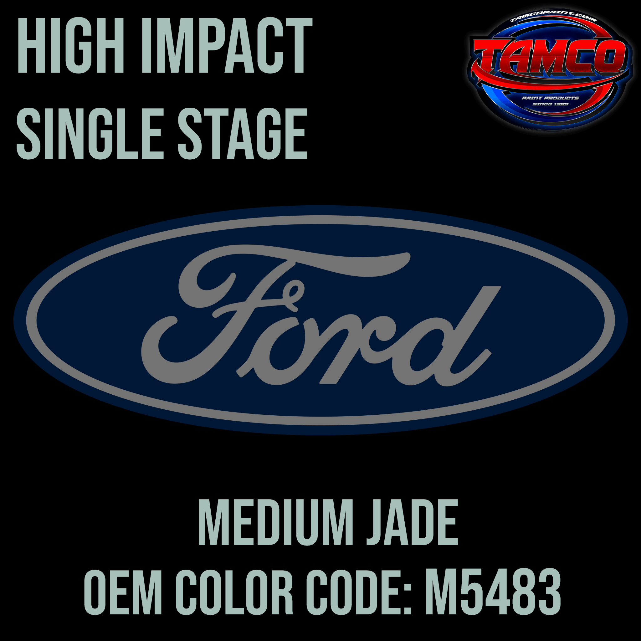 Tamco Paint Medium Jade Code M5483 OEM High Impact Single Stage