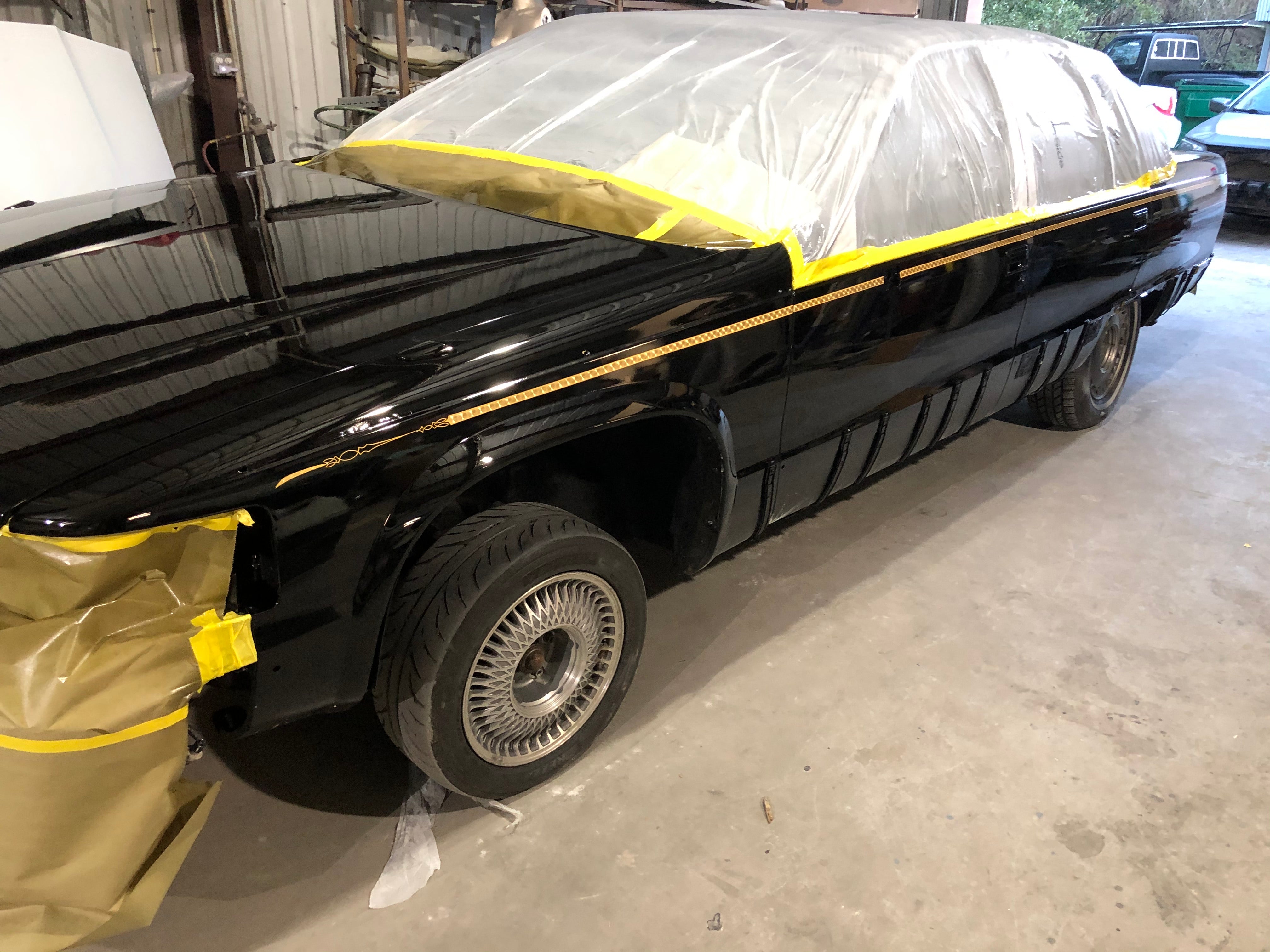 Tamco Paint 1969 Ford Mustang Murdered Out Black