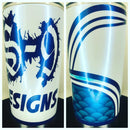 Tamco Paint Tumbler Blizzard Of Ozz Blue Pearl